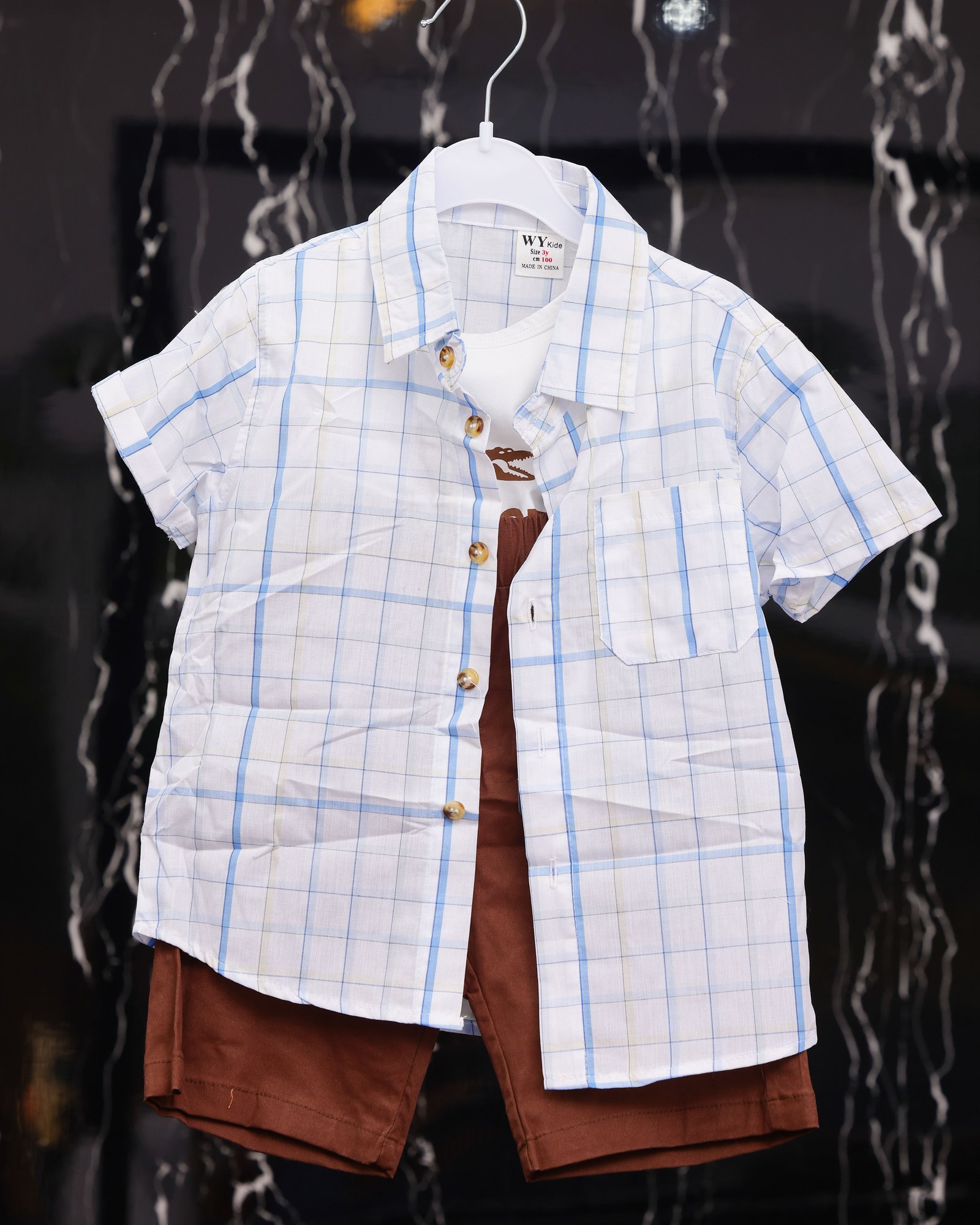 t-shirt,chemise& short